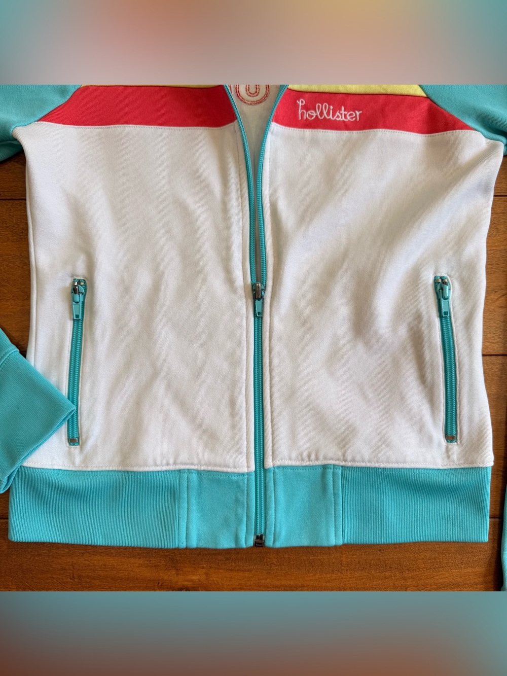 Hollister Vintage Y2K Slim Fit California Track Jacket Full Zip Retro - S - Picture 5 of 9